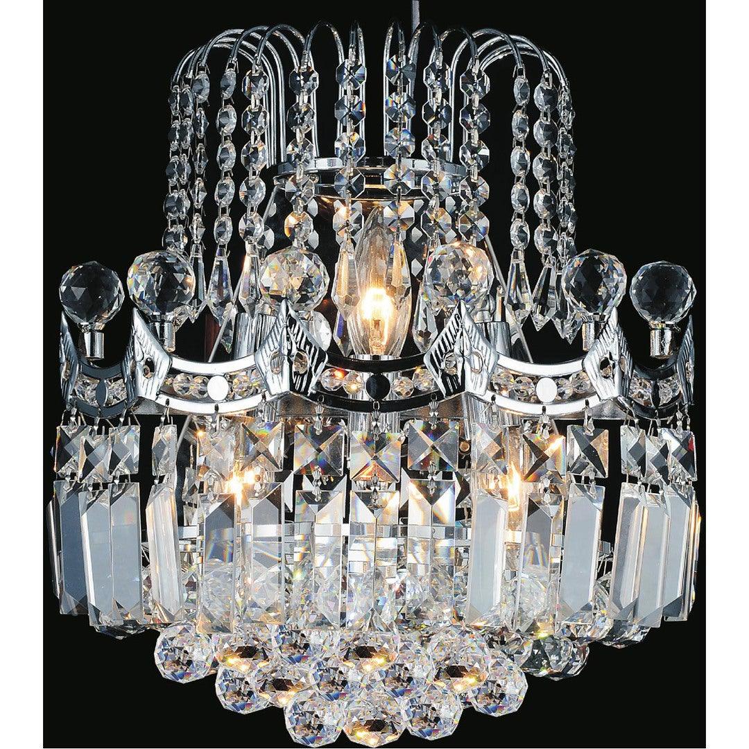 Chrome with Crsytal Strand and Drop Wall Sconce - LV LIGHTING