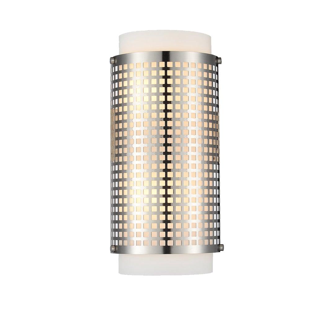 Steel Mesh with Frosted Glass Shade Wall Sconce - LV LIGHTING