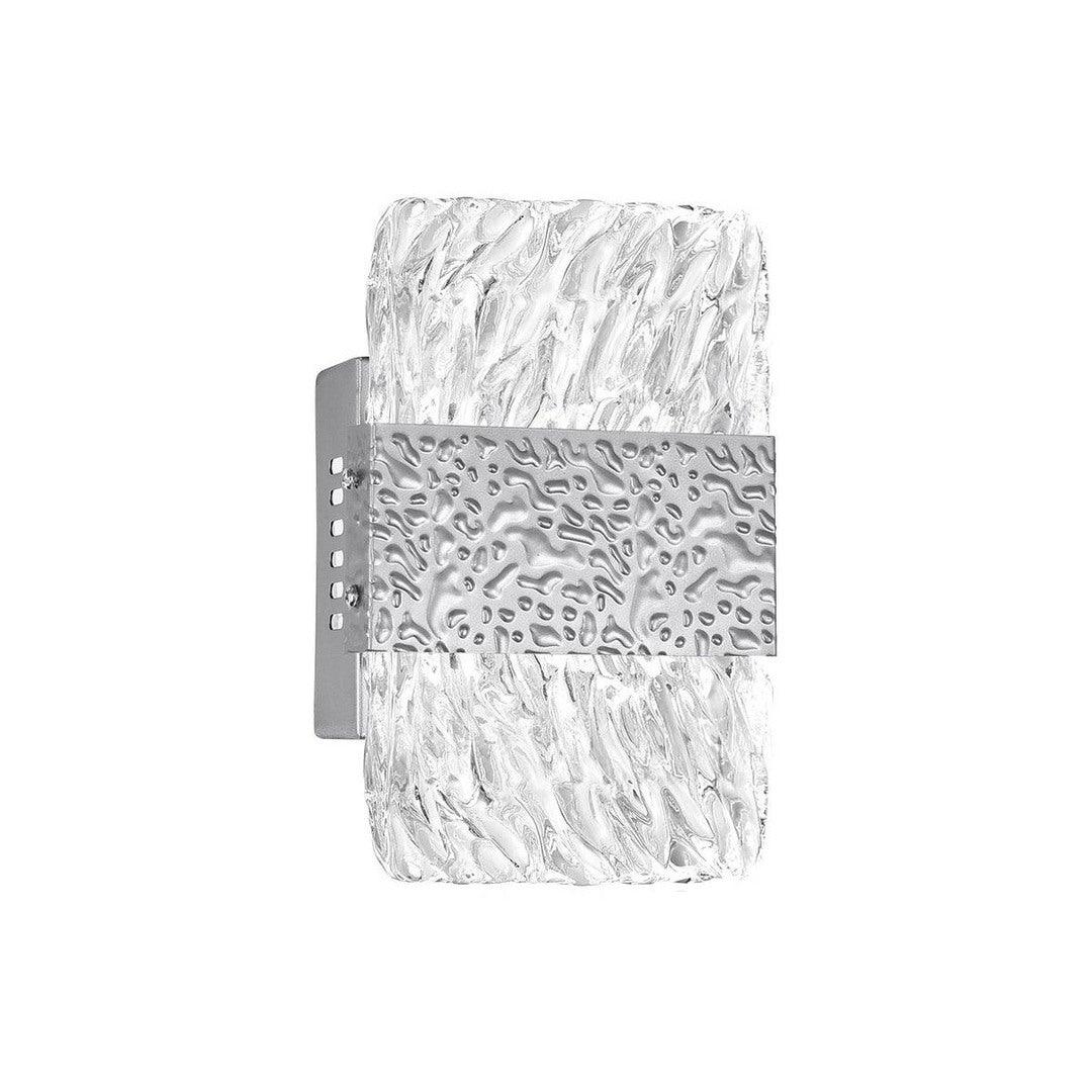 LED Steel with Clear Glass Shade Wall Sconce - LV LIGHTING