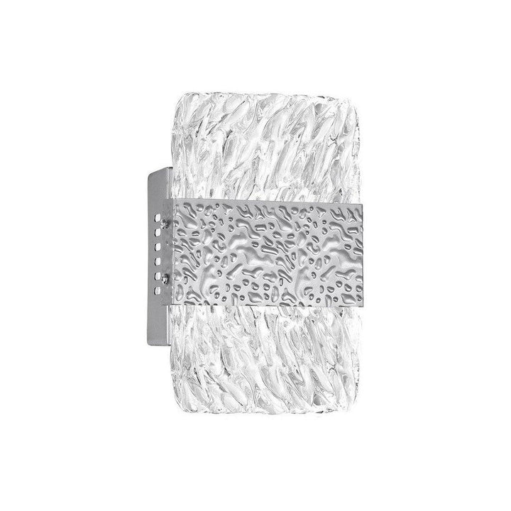 LED Steel with Clear Glass Shade Wall Sconce - LV LIGHTING