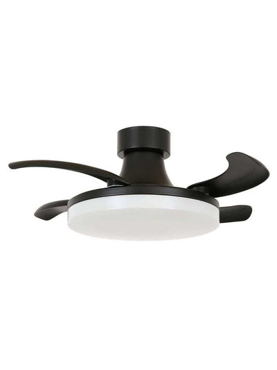 LED Steel with Retractable Blade Ceiling Fan - LV LIGHTING