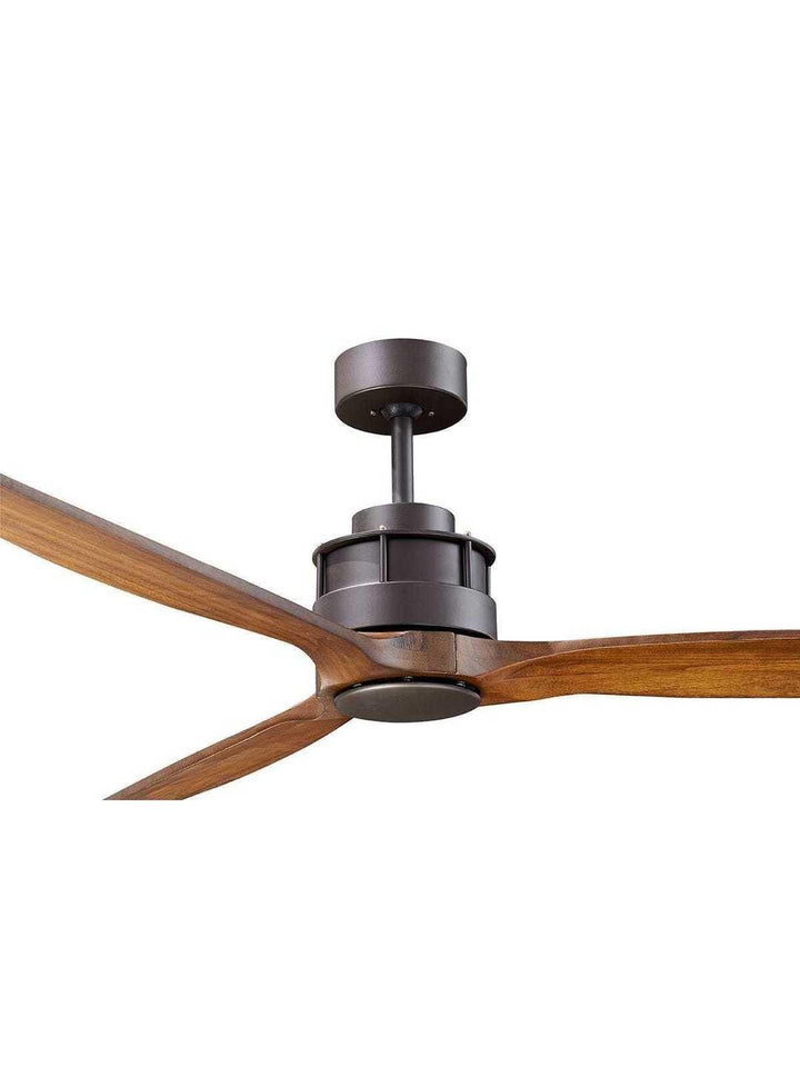 Steel with Wooden Blade Ceiling Fan - LV LIGHTING
