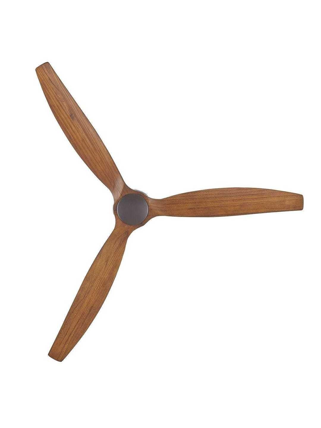 Steel with Wooden Blade Ceiling Fan - LV LIGHTING