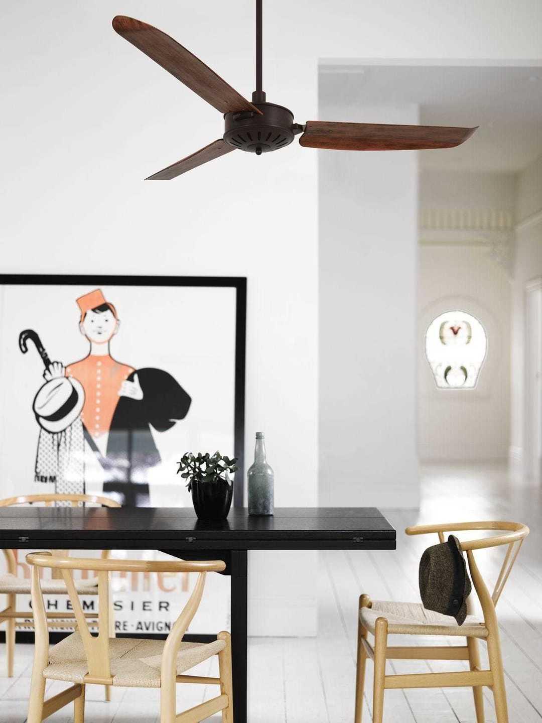 Steel Frame with ABS Blade Ceiling Fan - LV LIGHTING