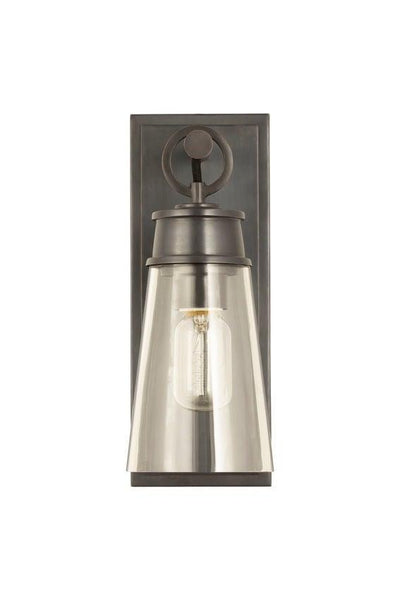 Steel with Clear Glass Shade Wall Sconce - LV LIGHTING