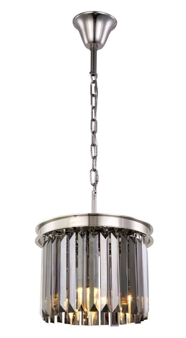 Steel Frame with Clear Crystal Rod Pendant / Chandelier - LV LIGHTING