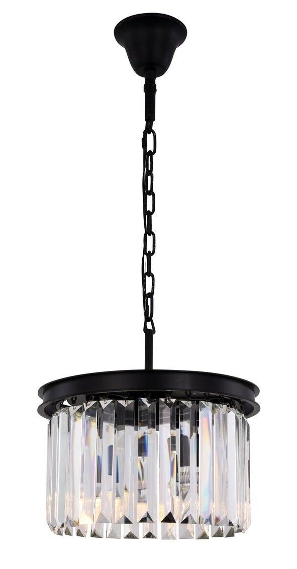 Steel Frame with Clear Crystal Rod Pendant / Chandelier - LV LIGHTING