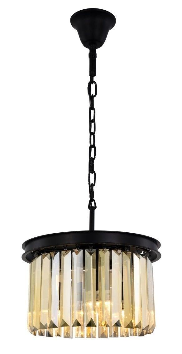 Steel Frame with Clear Crystal Rod Pendant / Chandelier - LV LIGHTING
