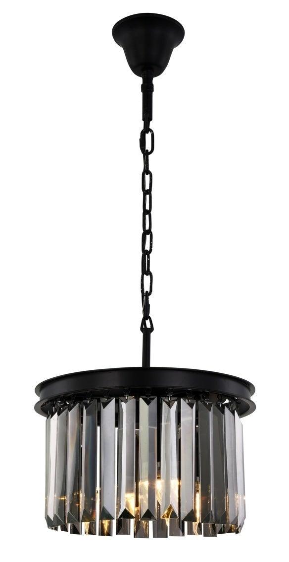 Steel Frame with Clear Crystal Rod Pendant / Chandelier - LV LIGHTING