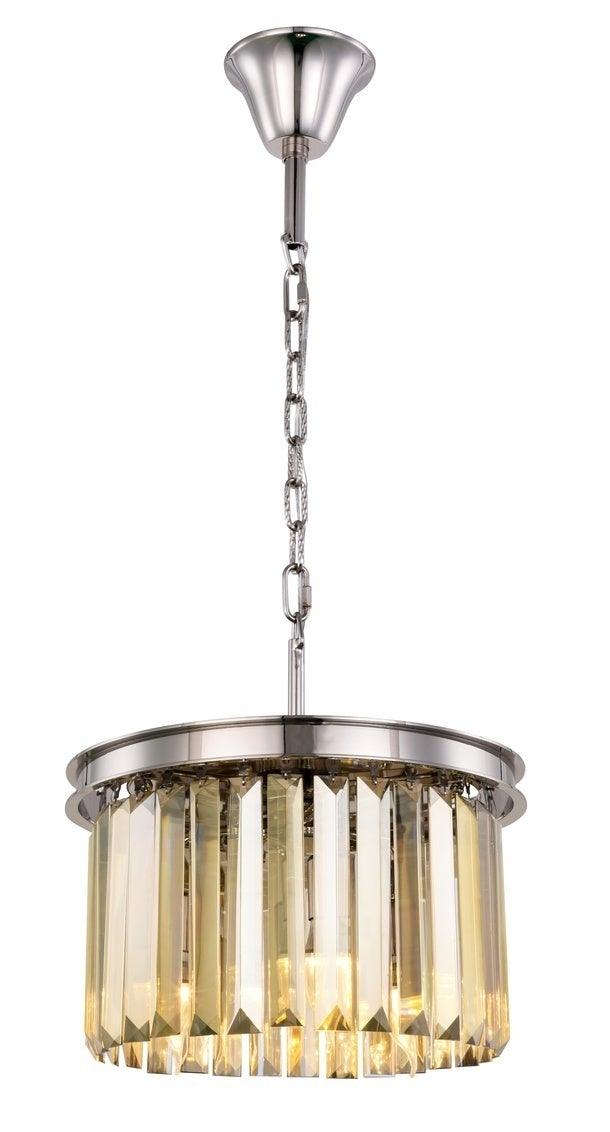 Steel Frame with Clear Crystal Rod Pendant / Chandelier - LV LIGHTING