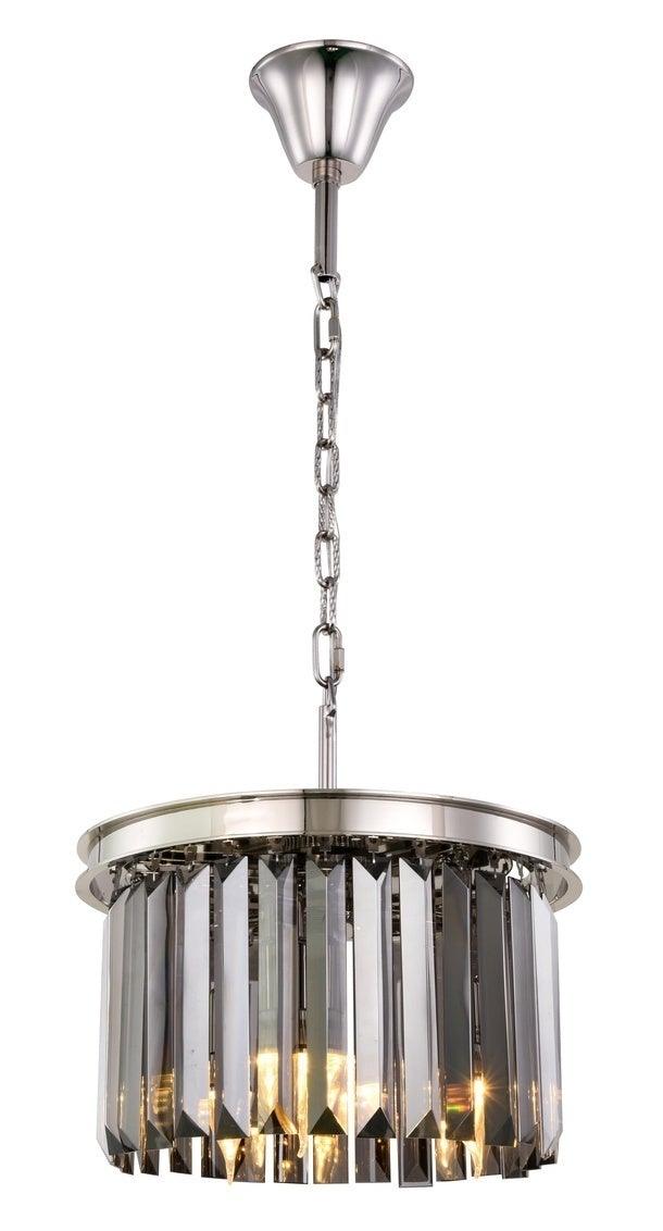 Steel Frame with Clear Crystal Rod Pendant / Chandelier - LV LIGHTING