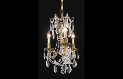 Steel with Clear Crystal Drop Drum Shade Pendant - LV LIGHTING