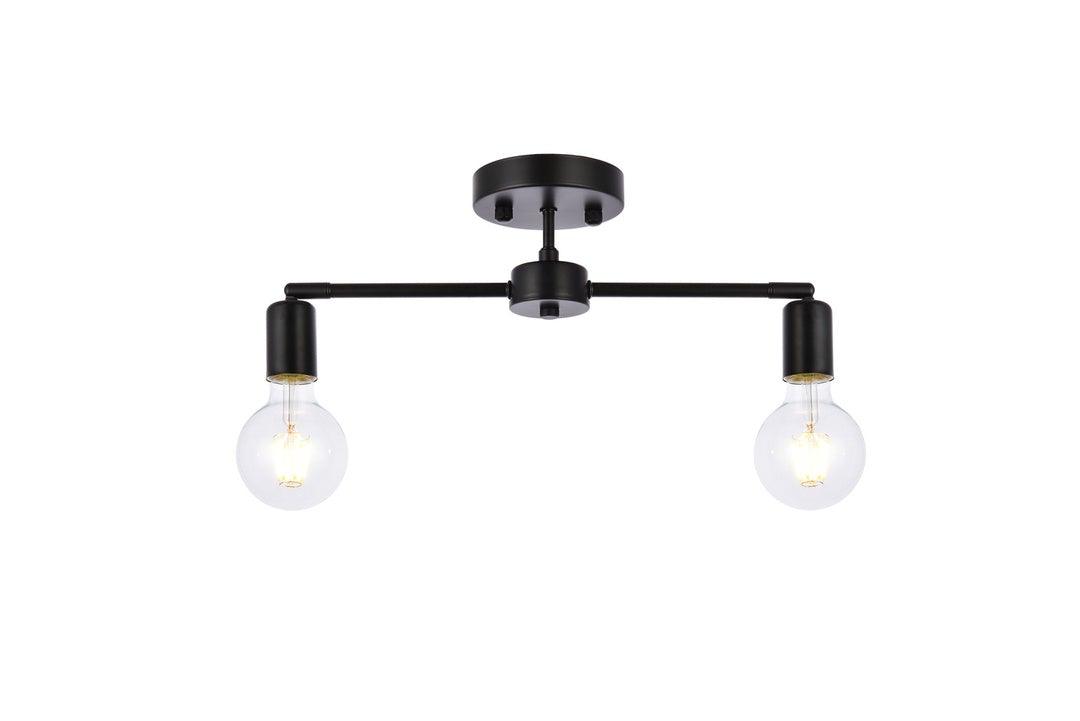 Steel Minimalist Linear Flush Mount - LV LIGHTING