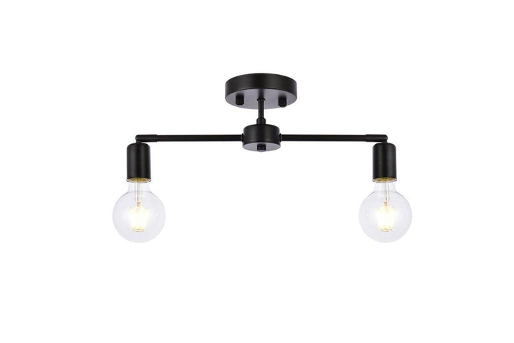 Steel Minimalist Linear Flush Mount - LV LIGHTING