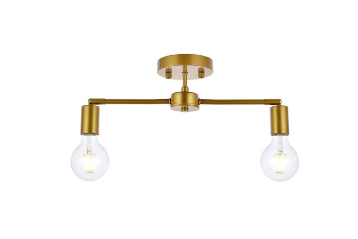 Steel Minimalist Linear Flush Mount - LV LIGHTING