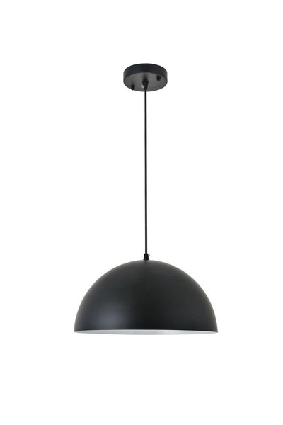 Steel with Half Sphere Shade Pendant - LV LIGHTING