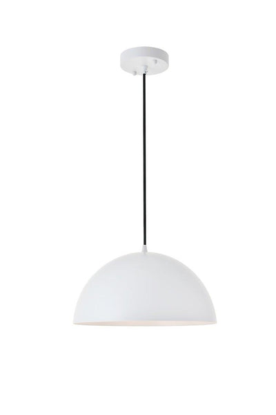 Steel with Half Sphere Shade Pendant - LV LIGHTING