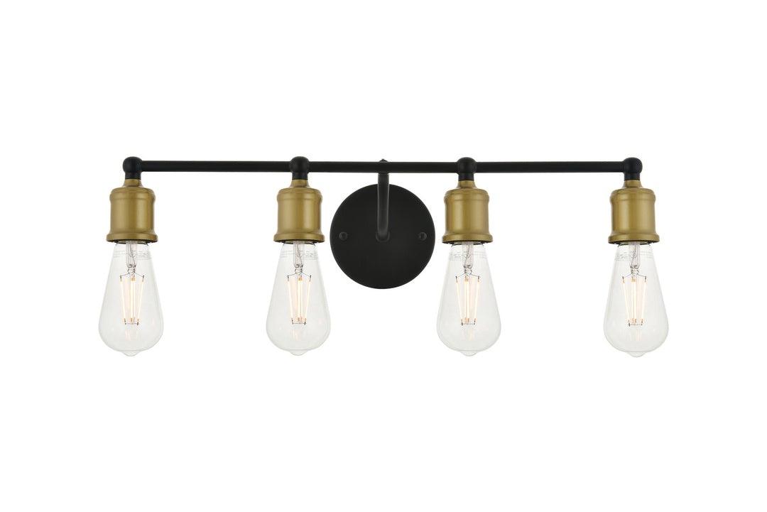Steel Minimalist 4 Light Vanity Light - LV LIGHTING
