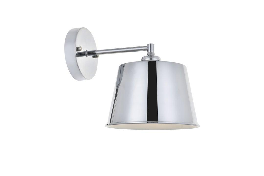 Chrome with Drum Shade Wall Sconce - LV LIGHTING