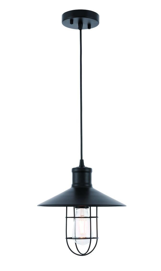 Black with Open Air Shade Pendant - LV LIGHTING