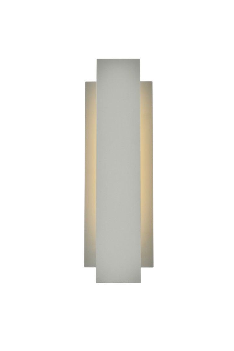 LED Aluminum Rectangular Outdoor Wall Sconce - LV LIGHTING