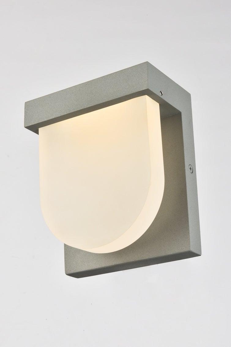 LED Aluminum with Acrylic Shade Outdoor Wall Sconce - LV LIGHTING