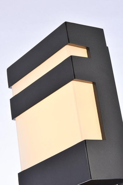 LED Aluminum Rectangular Outdoor Wall Sconce - LV LIGHTING