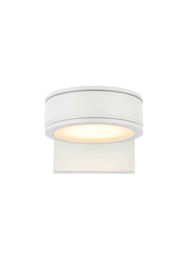 LED Aluminum with Acrylic Shade Outdoor Wall Sconce - LV LIGHTING