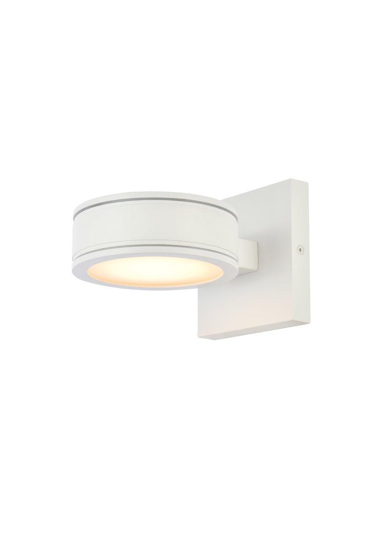 LED Aluminum with Acrylic Shade Outdoor Wall Sconce - LV LIGHTING