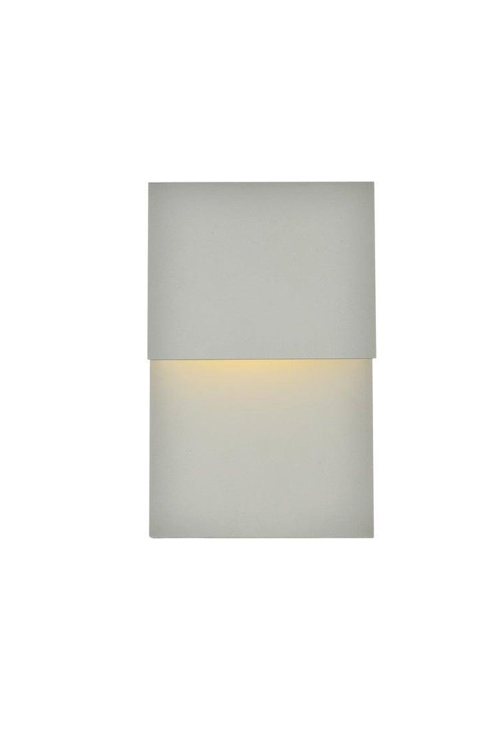 LED Aluminum Rectangular Outdoor Wall Sconce - LV LIGHTING