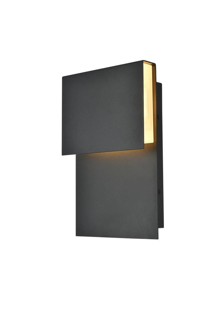 LED Aluminum Rectangular Outdoor Wall Sconce - LV LIGHTING