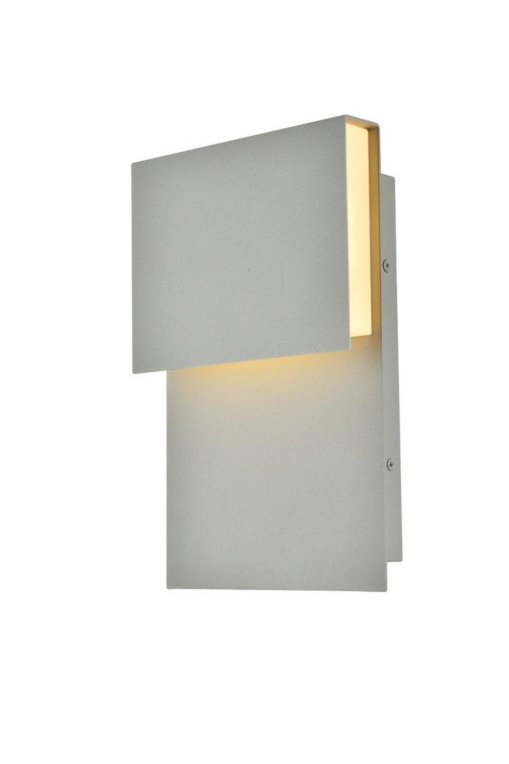 LED Aluminum Rectangular Outdoor Wall Sconce - LV LIGHTING