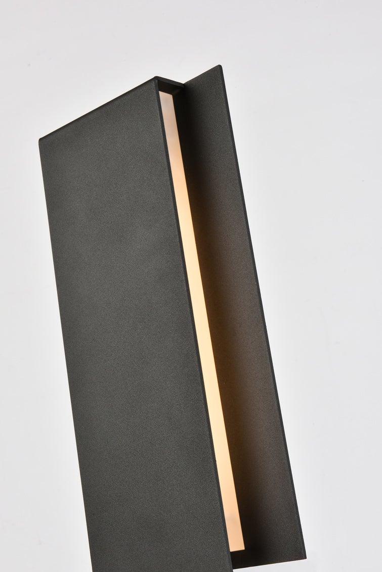 LED Aluminum Rectangular Outdoor Wall Sconce - LV LIGHTING