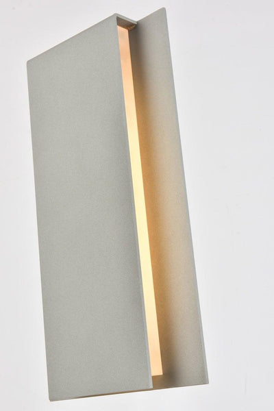 LED Aluminum Rectangular Outdoor Wall Sconce - LV LIGHTING