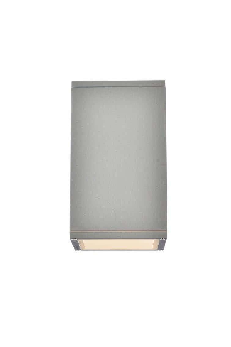 Aluminum Rectangular Box Outdoor Wall Sconce - LV LIGHTING