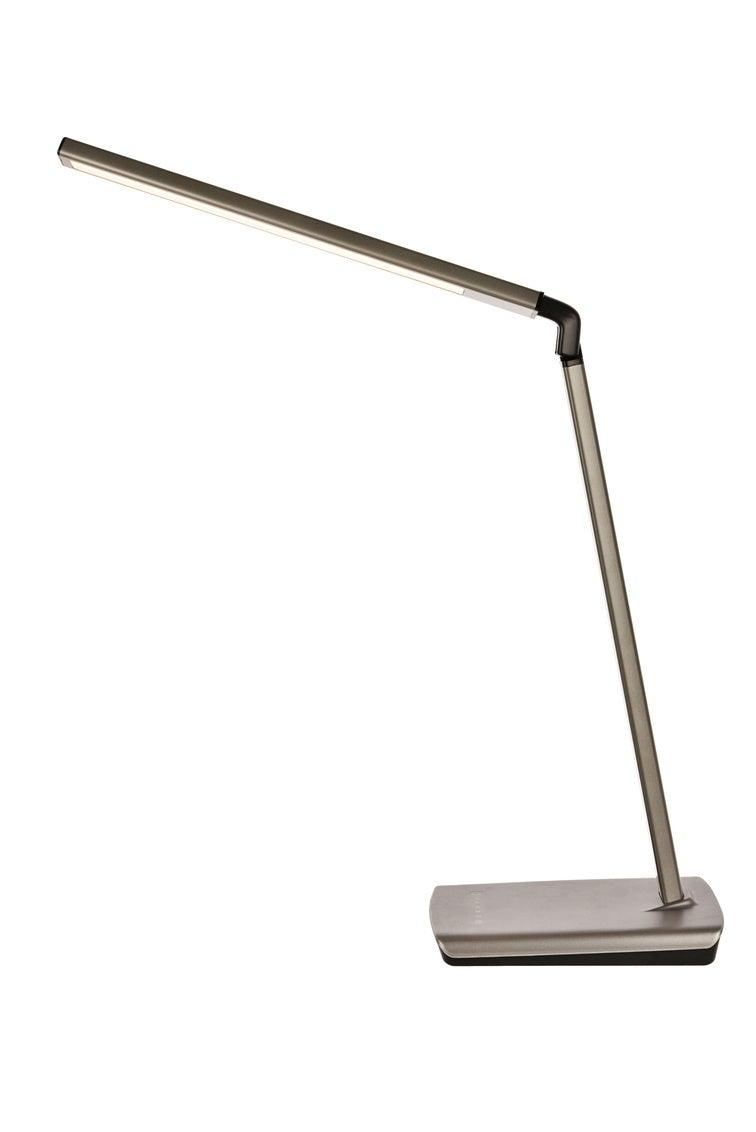 LED Metallic Grey Desk Lamp - LV LIGHTING