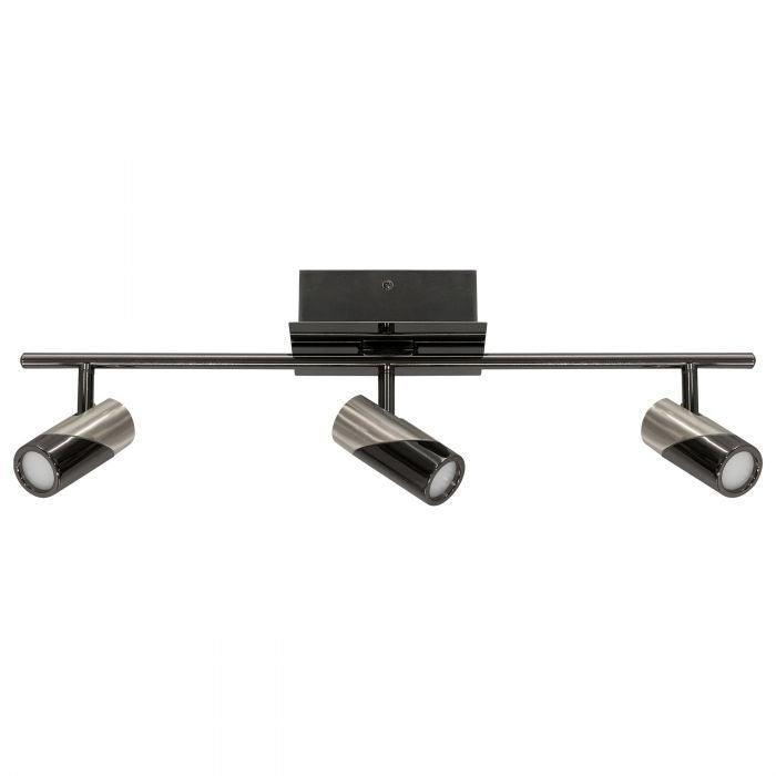 LED Nero with Satin Nickel Track Light - LV LIGHTING