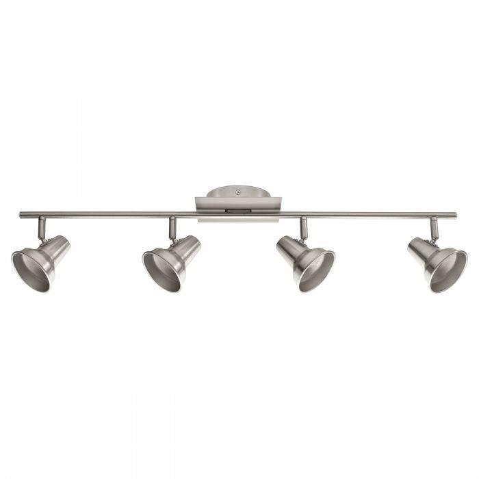 Satin Nickel with GU10 Base Track Light - LV LIGHTING
