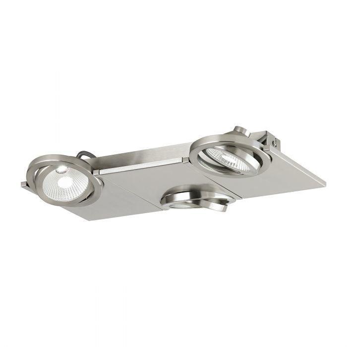 LED Satin Nickel Spot Flush Mount - LV LIGHTING