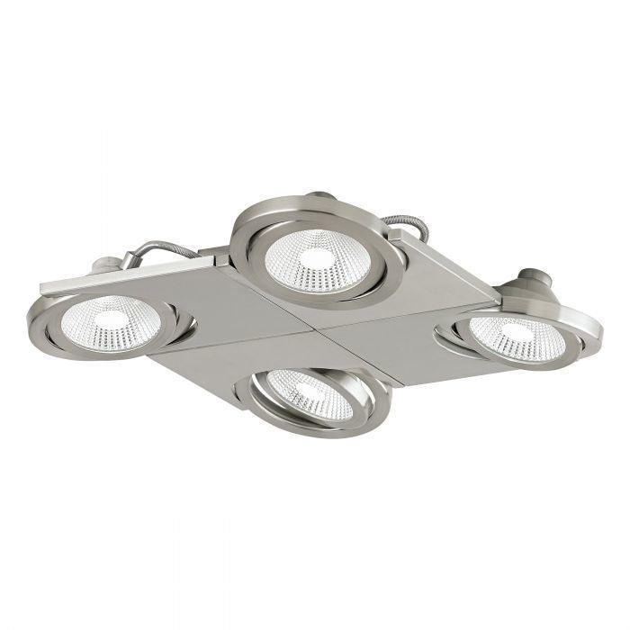LED Satin Nickel Spot Flush Mount - LV LIGHTING