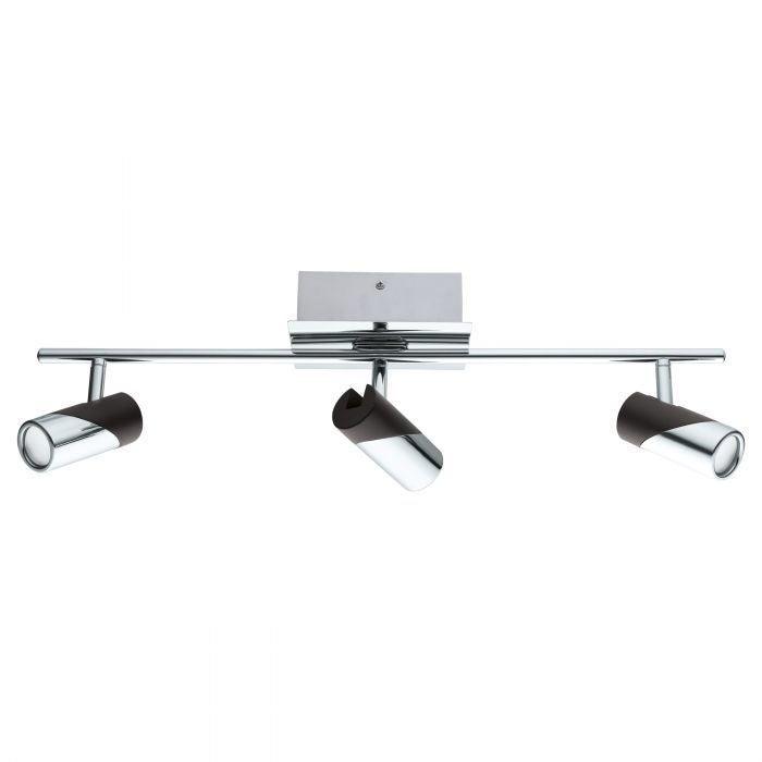 LED Chrome with Black Spot Track Light - LV LIGHTING