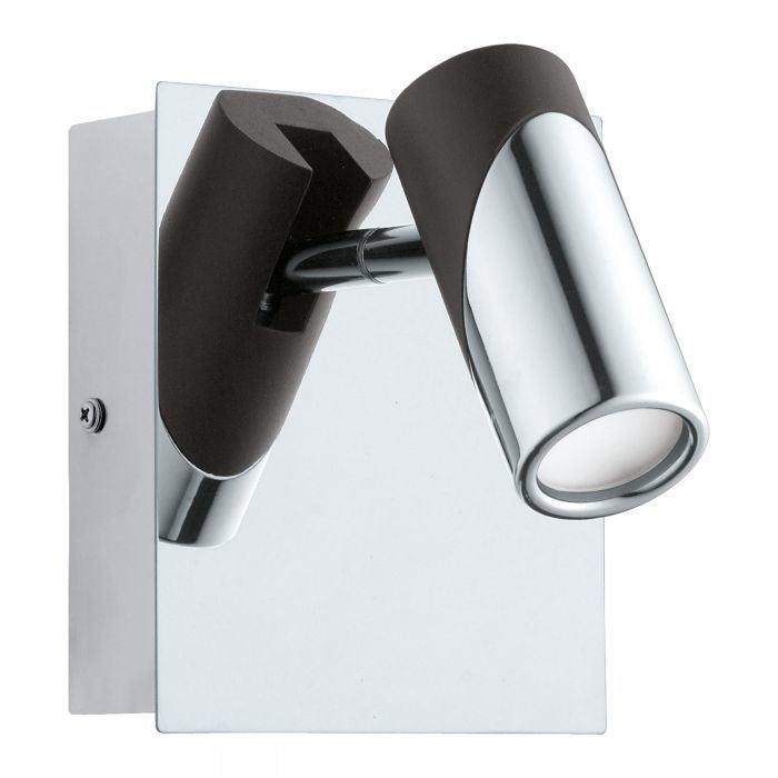 LED Chrome with Black Spot Wall Sconce - LV LIGHTING