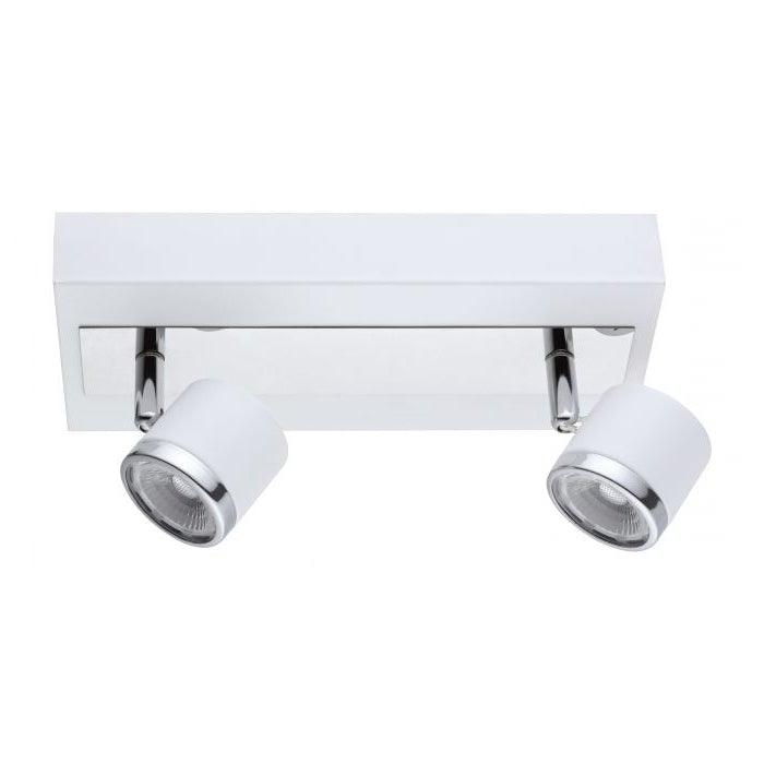 LED White with Chrome Spot Track Light - LV LIGHTING