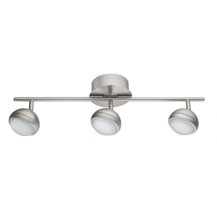 LED Satin Nickel with Round Shade Track Light - LV LIGHTING