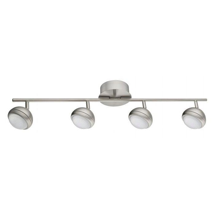 LED Satin Nickel with Round Shade Track Light - LV LIGHTING