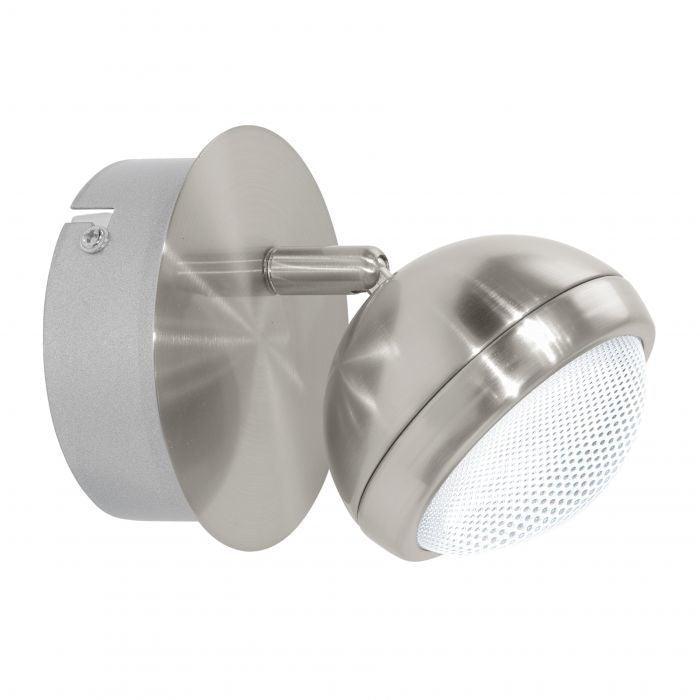 LED Satin Nickel Spot Wall Sconce - LV LIGHTING