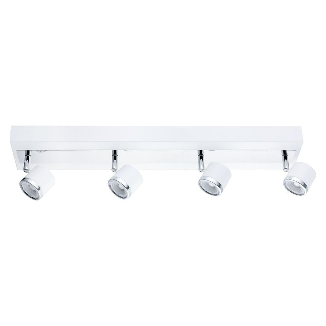 LED White with Chrome Spot Track Light - LV LIGHTING