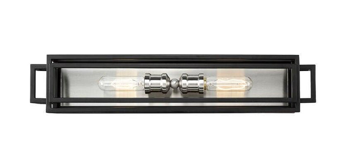 Steel Boxy Caged Vanity Light - LV LIGHTING