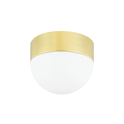 Steel with Frosted Glass Flush Mount - LV LIGHTING
