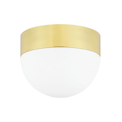 Steel with Frosted Glass Flush Mount - LV LIGHTING